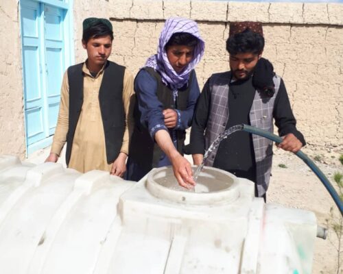 Solar Water Pump System in Bombaye Spin Kalai, District of Chak-e-Wardak