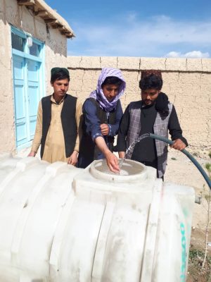 Solar Water Pump System in Bombaye Spin Kalai, District of Chak-e-Wardak